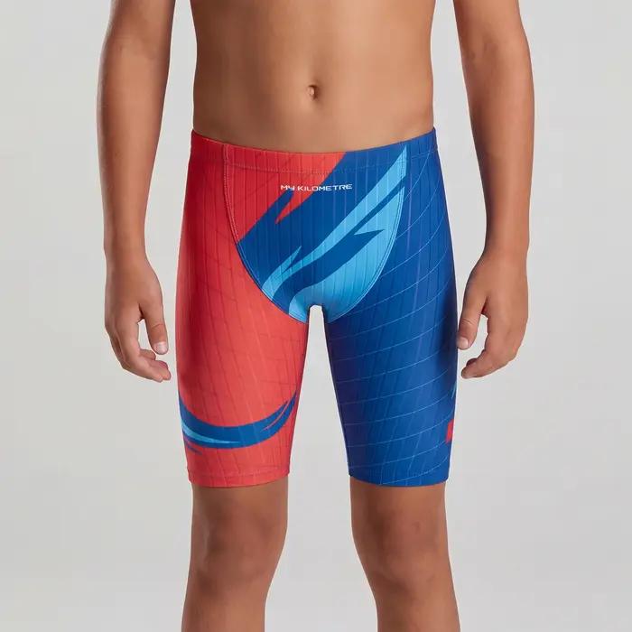 MY KILOMETRE Jammers de natation Garçons Brouilleur de compétition jeunesse avec cordon de serrage réglable Jammer