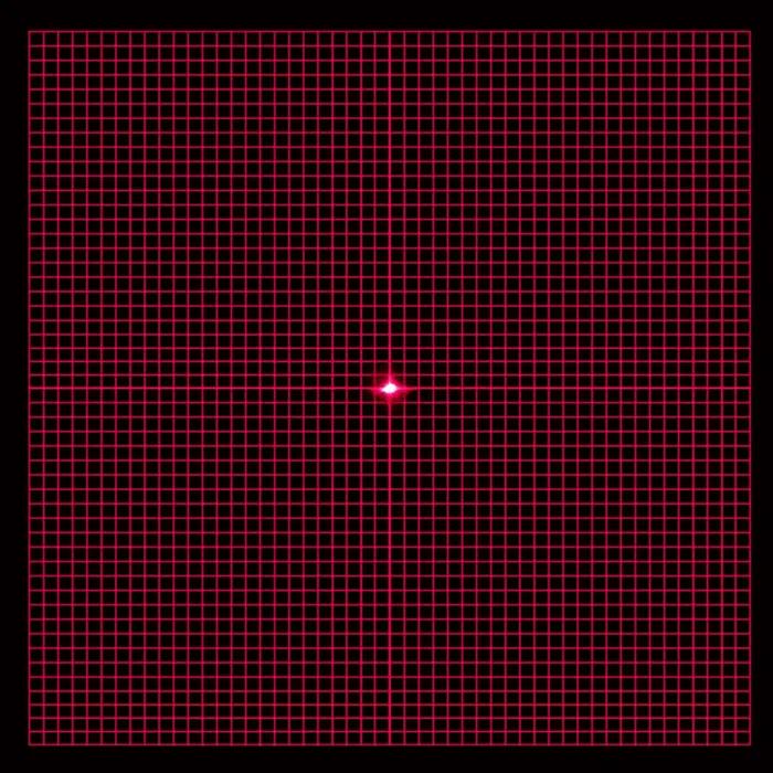 Lentille d'éléments optiques diffractifs DOE, grille DG, motif de lumière laser, effet d'éclairage é
