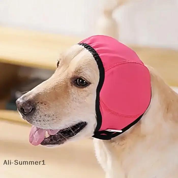 【E】 Protection auditive cache-oreilles apaisant pour chien résistant aux chocs réduction du bruit couvre-chef