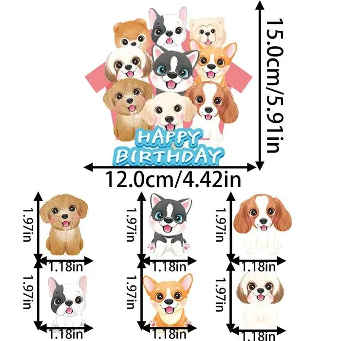 Décoration de Cupcake en forme de chien