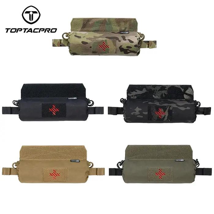 TOPTACPRO pochette médicale tactique rouleau 1 pochette EDC pour traumatismes IFAK trousse de premie