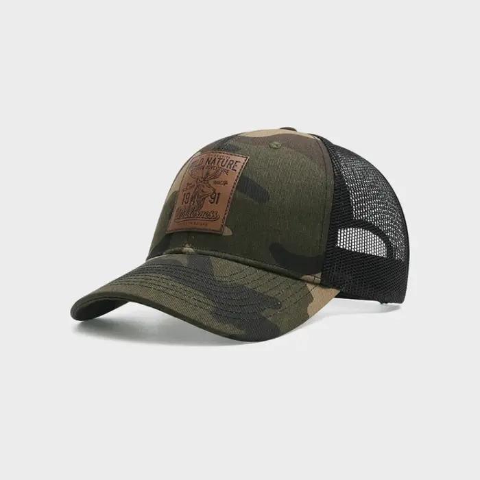Casquette de baseball en polyester réglable et multifonction pour homme et femme activités de plein air quatre saisons chasse randonnée pêche protection solaire