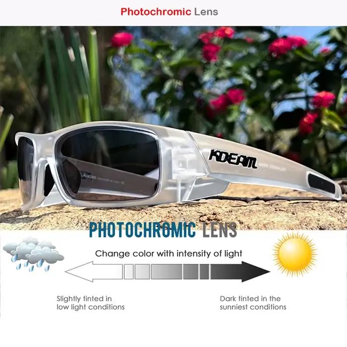 KDEAM mode lunettes de soleil polarisées hommes femmes lunettes de Sport en plein air plage pêche vo