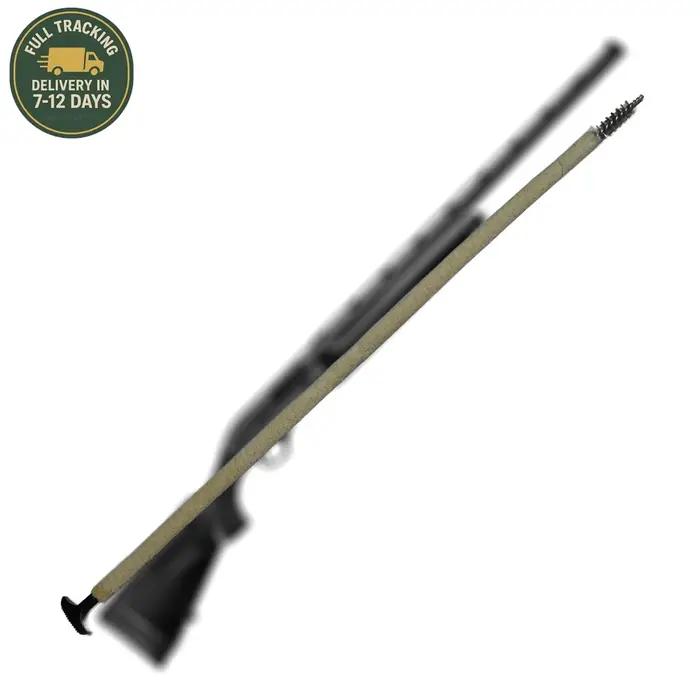 Kit de nettoyage pour fusil de chasse de calibre 12, tige en coton Extra longue avec tête de brosse de nettoyage en profondeur en Nylon pour l'entretien des barils