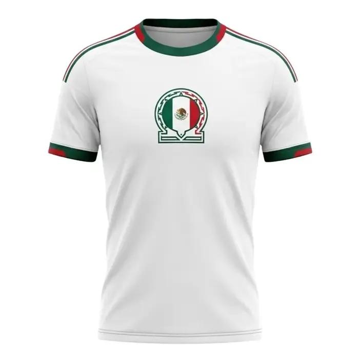 Maillot de football à séchage rapide 2026, thème drapeau mexicain, pour hommes, pour la culture, les