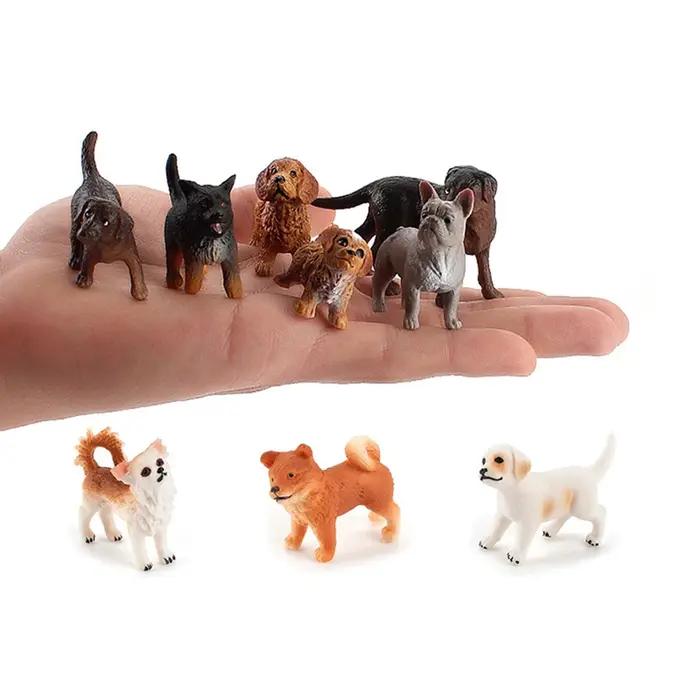 Figurines de chiots modernes pour la décoration de la maison