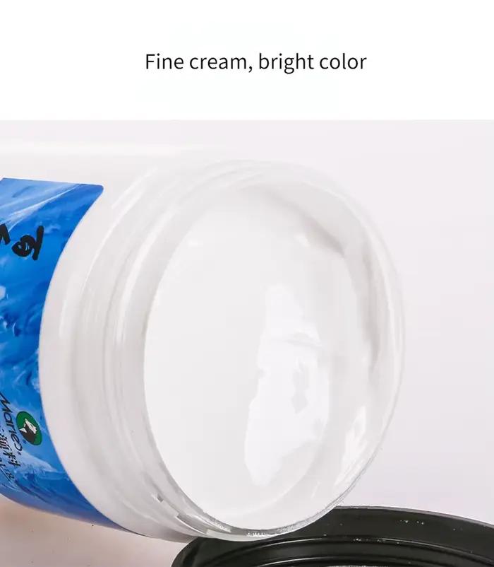 Peinture acrylique blanche 300ml pour peinture murale et art mural résistante à la lumière du soleil pour toile papier verre et céramique