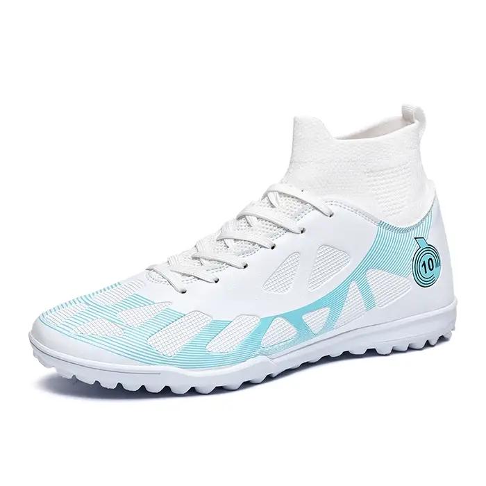 Chaussures de football professionnelles TF pour adolescents, chaussures d'entraînement résistantes à