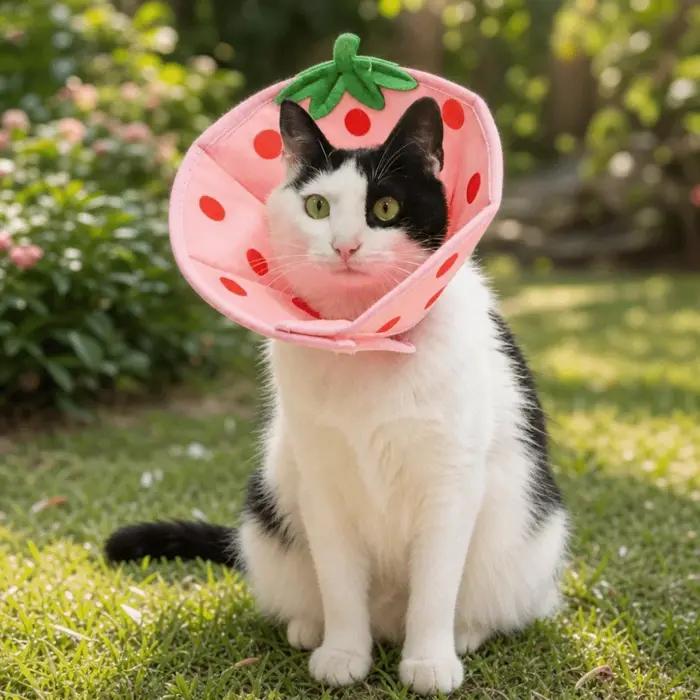 Collier de protection confortable pour chat et chien