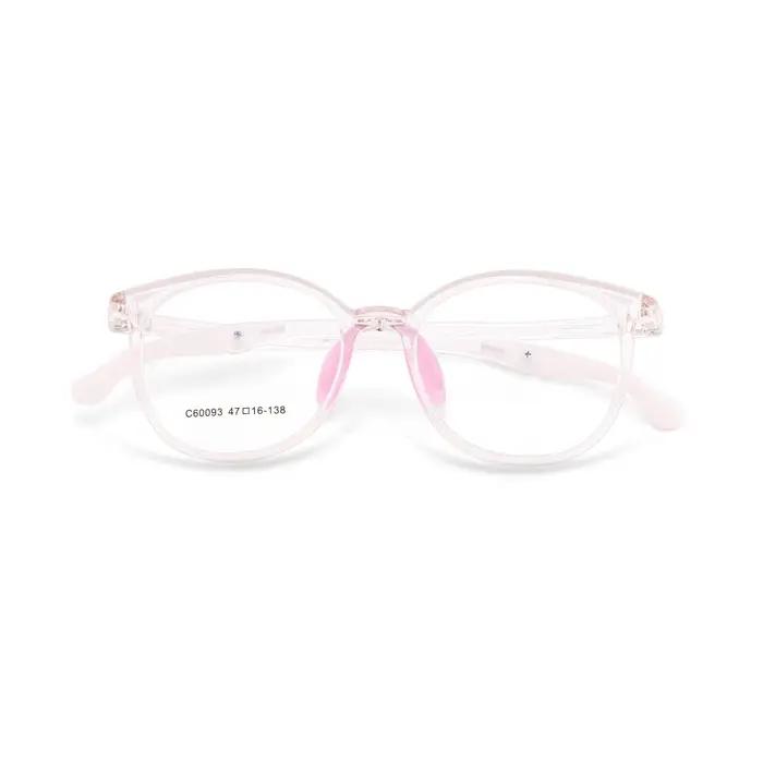 Lunettes TR90 pour Enfants et Adolescents Monture Ovale Anti-Lumière Bleue Accessoires Optiques Occasions Spéciales