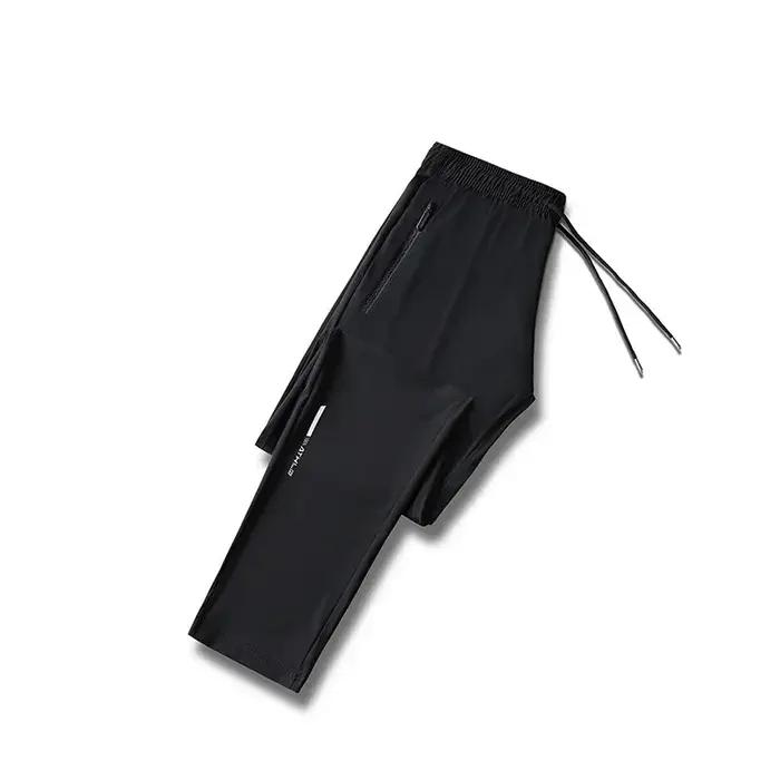 Pantalon de sport respirant en soie glacée pour hommes