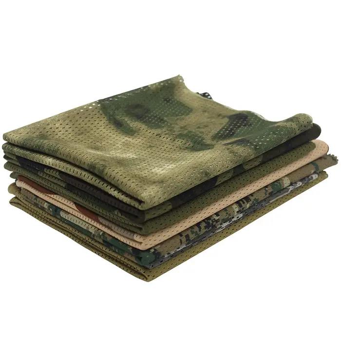 Hunting Mesh Breathable Scarf 165*48cm Tactical Bandana Special Operations Camou