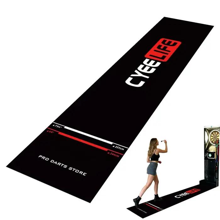Tapis de jeu de fléchettes résistant à l'usure, absorbant l'eau, à séchage rapide, antidérapant, tapis de compétition, tapis de fléchettes, tapis d'entraînement aux fléchettes