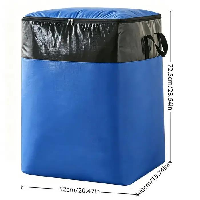 Sacs de rangement polyester réutilisables pour déménagement, voyage, rangement de vêtements et literie pour adultes occasions spéciales
