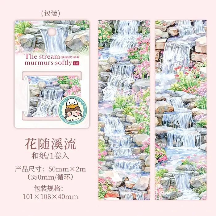 Journal GO 5x200 cm flux Journal autocollants Collage carte artisanat matériel PET bande créative bricolage Scrapbooking ruban de masquage autocollants