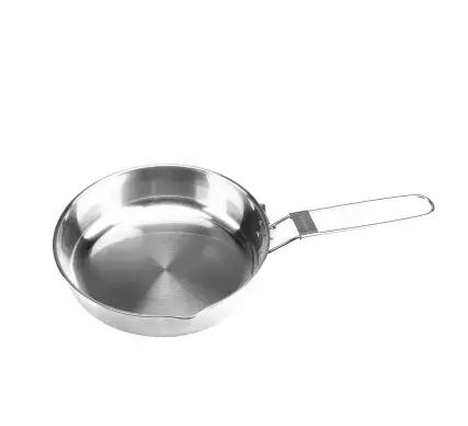 Poêle à frire pliable en érable de feu