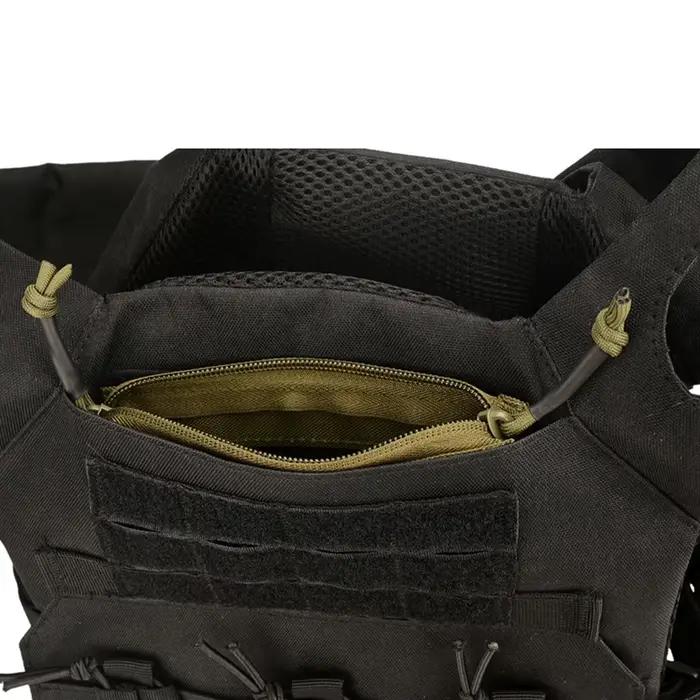 Poche à zip tactique pour équipement de poitrine insert pour gilet JPC2.0 CPC AVS airsoft accessoire de chasse homme printemps été automne hiver