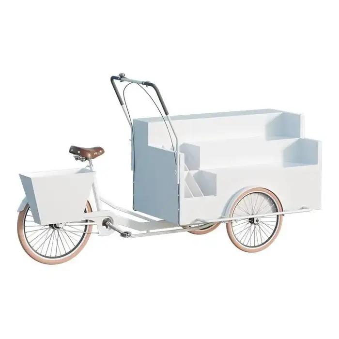 Présentoir pour tricycle, stand de marché, flotteur de cyclisme Mobile, stand créatif pour café, lait, thé