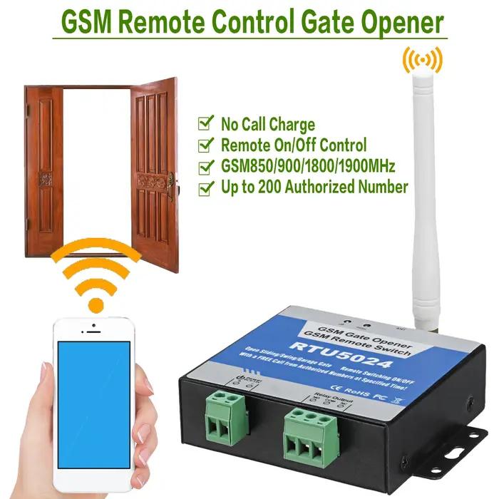 Contrôleur d'accès RTU5024 GSM ouvre-porte 200 utilisateurs access control kit sécurité numérique pour maison entreprise installation publique
