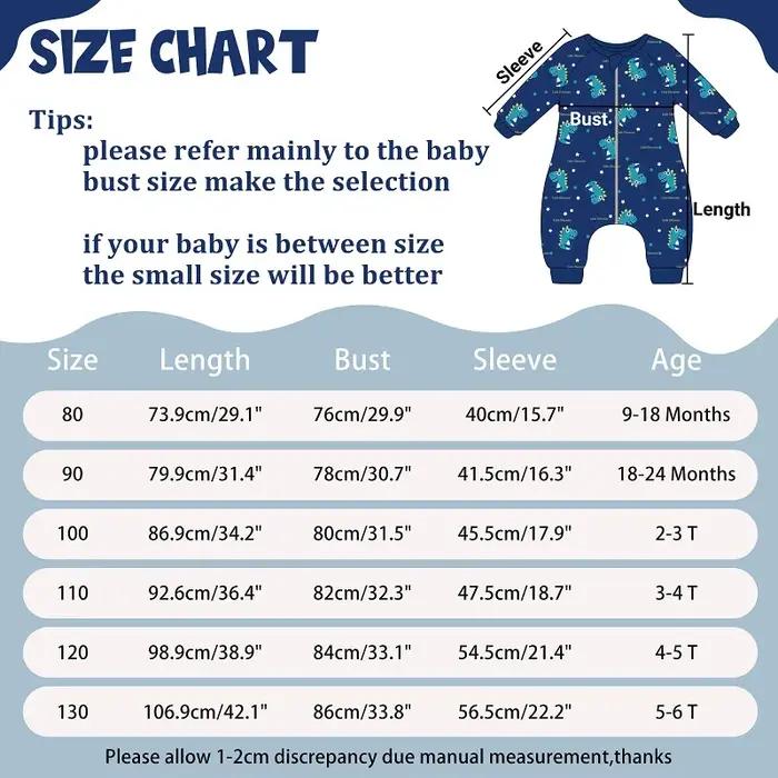 MICHLEY Sac de couchage en flanelle pour enfants, bébé, sac de couchage pour enfant, manches longues