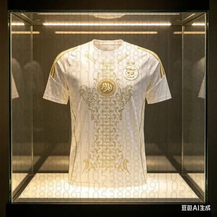 Nouveau maillot de l'équipe d'Algérie 2026 pour les matchs à l'extérieur _ Fond vert et T-shirt respirant confortable T-AliExpress 1501 - Parent-Enfant