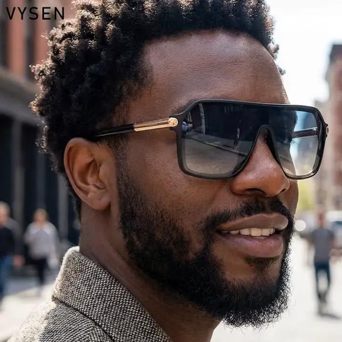 Steampunk une pièce bouclier lunettes de soleil hommes 2026 marque de luxe Vintage surdimensionné mé