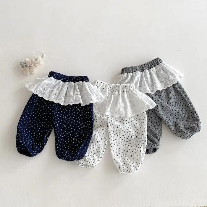 Leggings d'automne pour bébés filles, pantalons longs de style coréen pour nourrissons et tout-petit