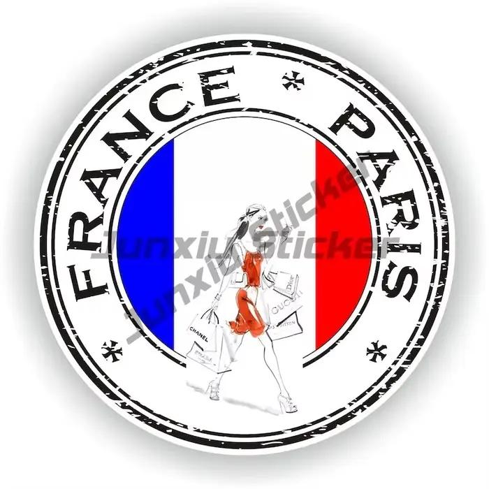 France Coat of Arms Feel Emblem Vinyl Stickers