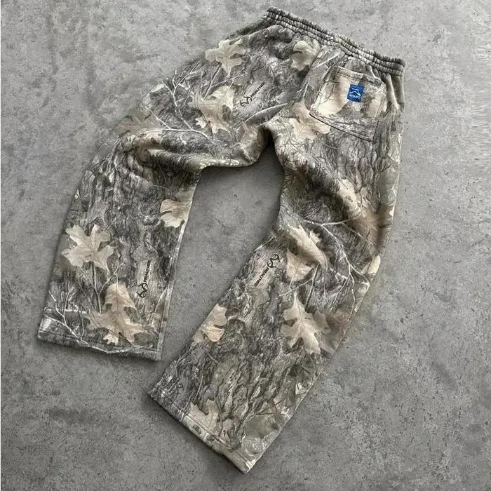 Pantalon baggy camouflage vintage sweatpants - Style streetwear chasse urbaine homme femme