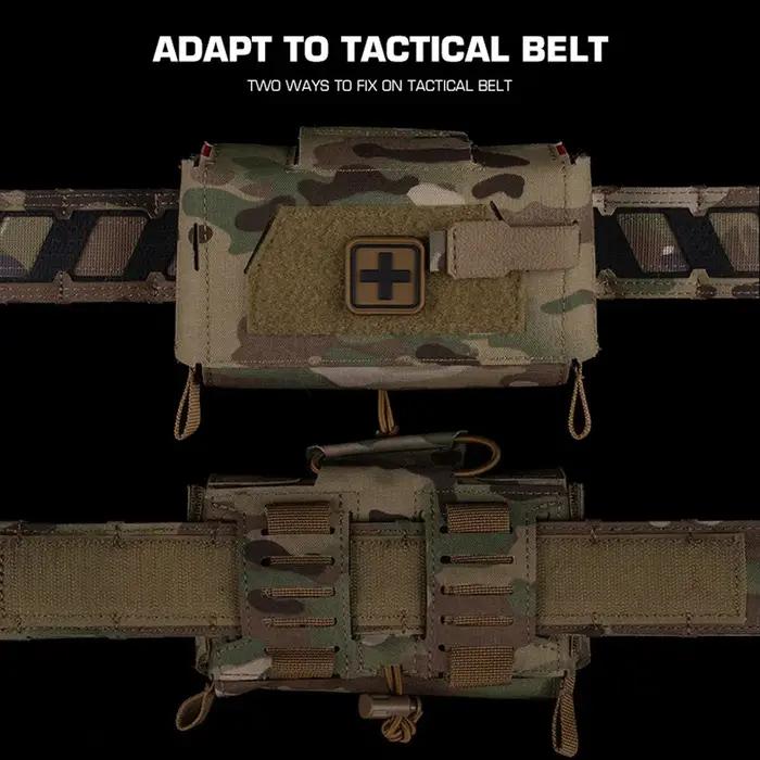 Compact Trauma Pouch V3 GEN3 Camo Style MD2 IFAK Tactical Medical First Aid Bag