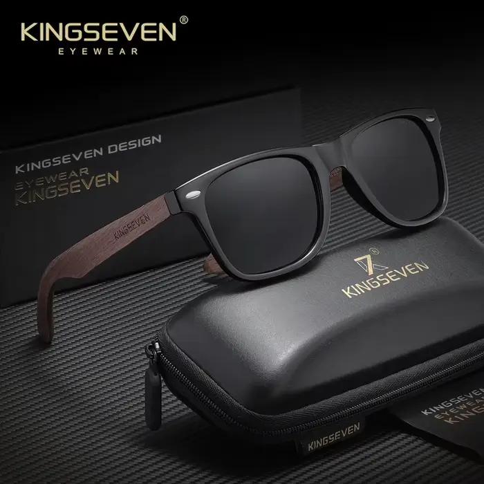 Lunettes de soleil polarisées vintage KINGSEVEN, protection UV400, anti-éblouissement, pour la condu