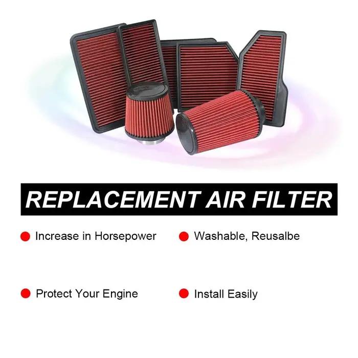 Filtre à Air à haut débit pour VW Golf IV GTI Bora Beetle Jetta Seat Leon Skoda Octavia Audi A3 S3 T