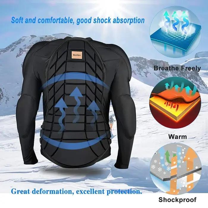 BEN KEN Ski protection Ski Collision vêtements intérieur doux armure corps