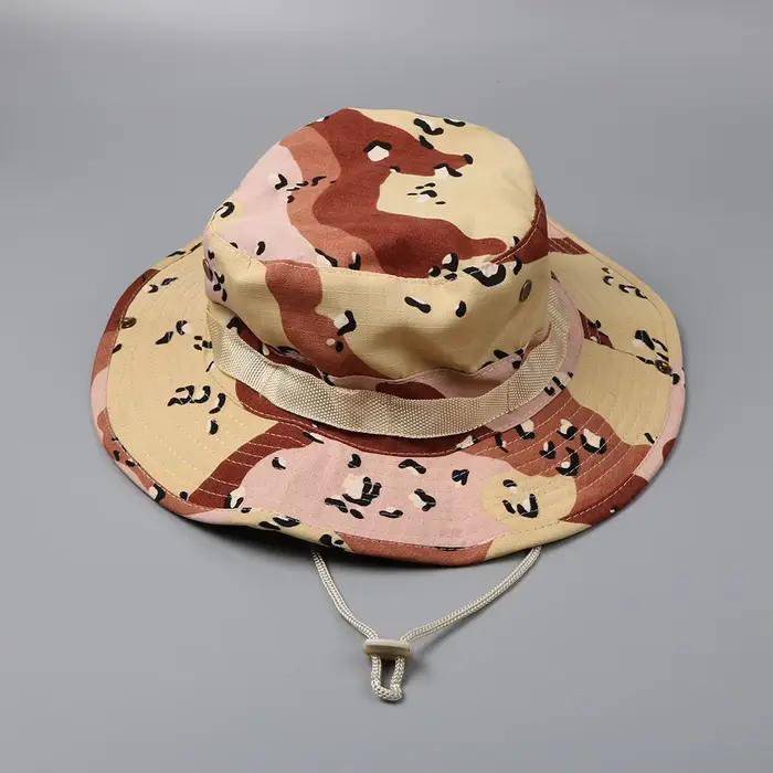 Chapeau boonie camouflage chasse été - panama tactique randonnée outdoor protection solaire hommes