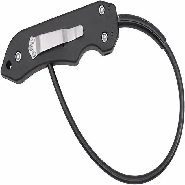 Fouet de défense personnel portable, outil de sécurité, fouet de kudo pour arts martiaux, tactique p