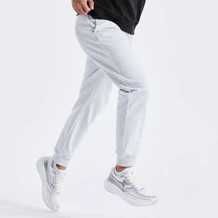 Xtep pantalon en tricot pour hommes automne pantalon doux à la mode rétro bas confortable 8763296301