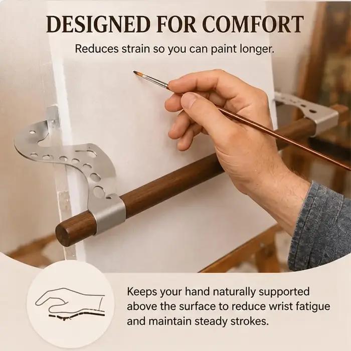 Support de bras et poignet réglable pour artistes stabilisateur de mains peinture dessin repos-bras outil table occasion spéciale