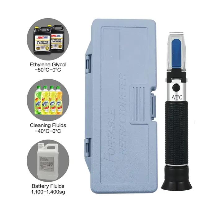 Refractomètre antigel 4 en 1 pour voiture et automobile, liquide de refroidissement de batterie, tes