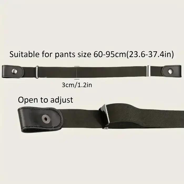 Ceinture élastique Invisible sans trace, ceinture pour femmes, pantalons en jean, ceinture élastique