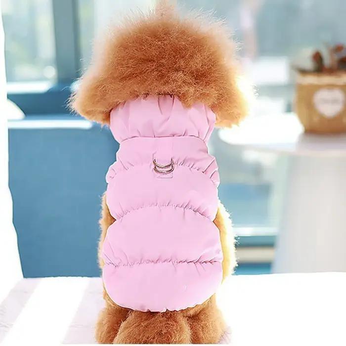 Vêtements pour chiens avec bretelles chaudes
