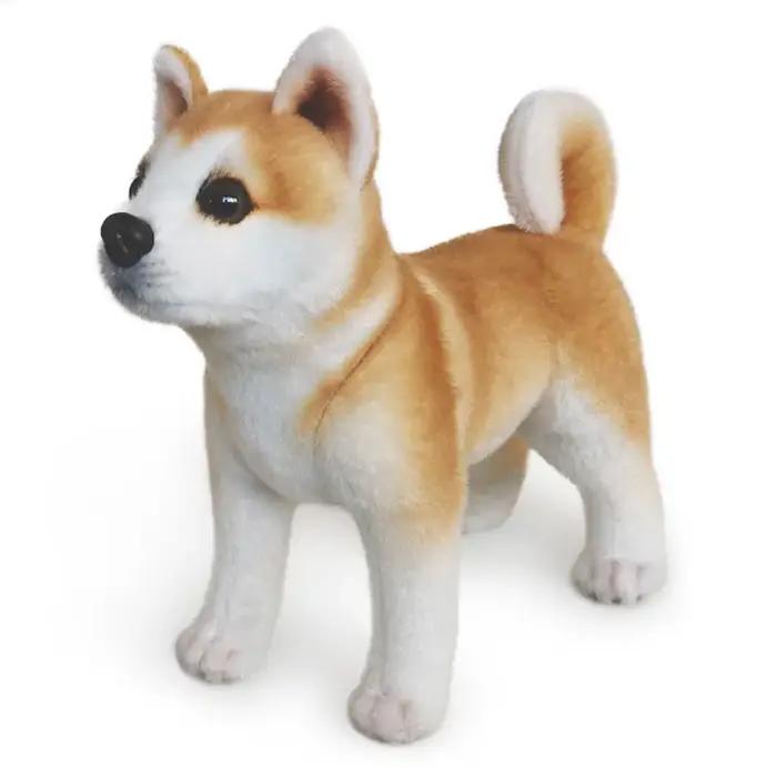 Jouet en peluche chien Akita doux simulation animal oreiller cadeau enfant noël saint valentin kawaii unique