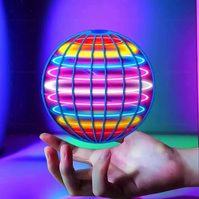 Balle volante, balle tournante automatique, lumières LED éblouissantes, magie flottante, ventilateur, machine volante UFO, jouet cadeau, jeu, ballon de sport