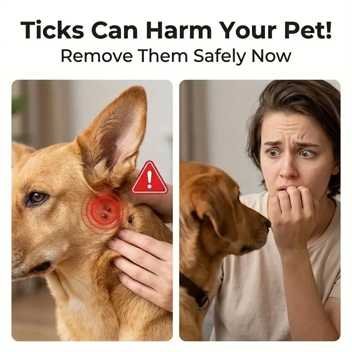 Outil de retrait des tiques pour chiens