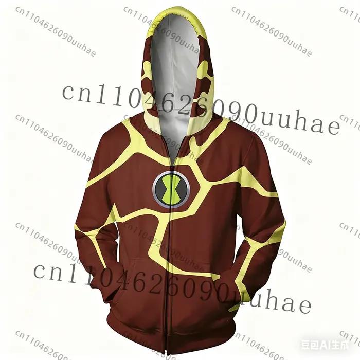 Nouveau Anime Omnitrix Ben10 sweat à capuche Cosplay pull Ben Tennyson imprimé enfant