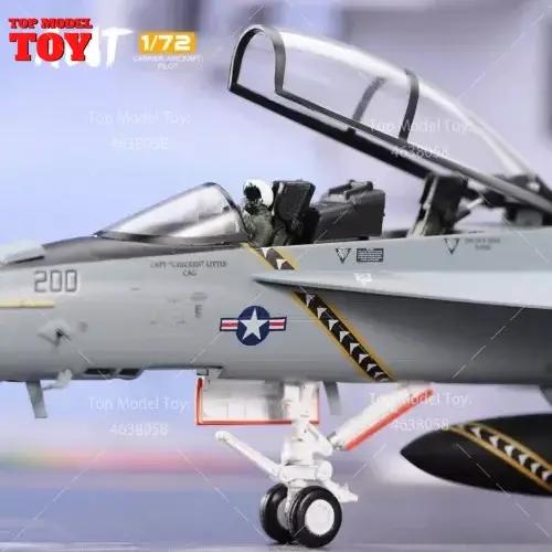 Miniature soldat et pilote de chasse en plastique échelle 1/72 pour collectionneurs et décorateurs historiques
