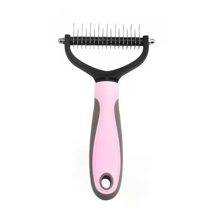 Brosse démêlante double face pour animaux de compagnie
