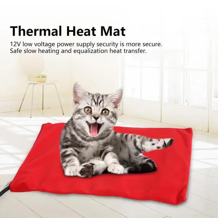 Coussin chauffant étanche pour animaux de compagnie