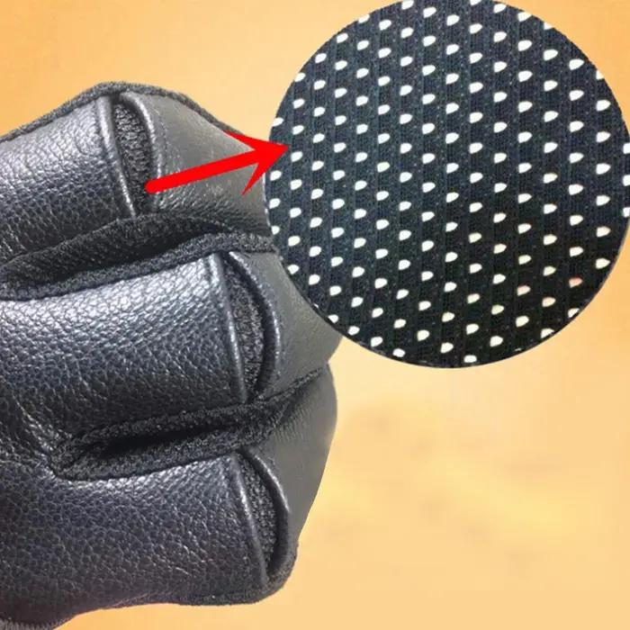Gant professionnel tir à l'arc cuir 3 doigts protection main élastique chasse à l'arc équipement archer