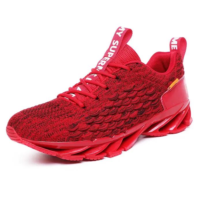 Chaussures de course coordonnantes respirantes pour hommes