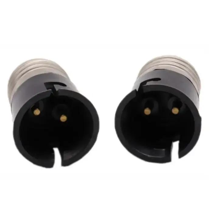 1 pièces blanc E27 à B22 lumière LED support de lampe convertisseur vis ampoule douille adaptateur L